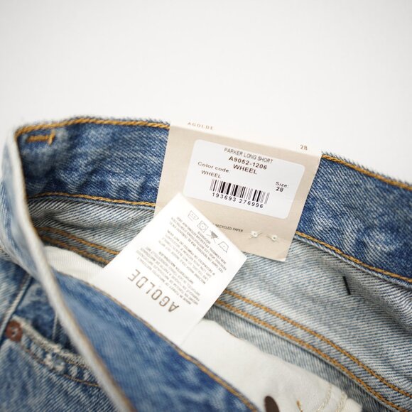 Agolde Parker Long Shorts in Wheel Size 28 NWT - Picture 8 of 14